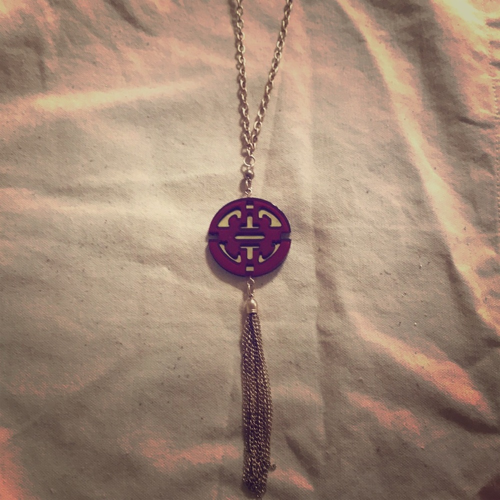 Maroon Long Necklace